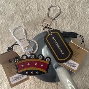 NWT BURBERRY KEYCHAIN BUNDLE
